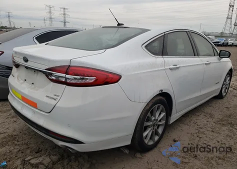 2017 Ford Fusion Se Hybrid из США, поврежденный, VIN 3FA6P0LUXHR409063